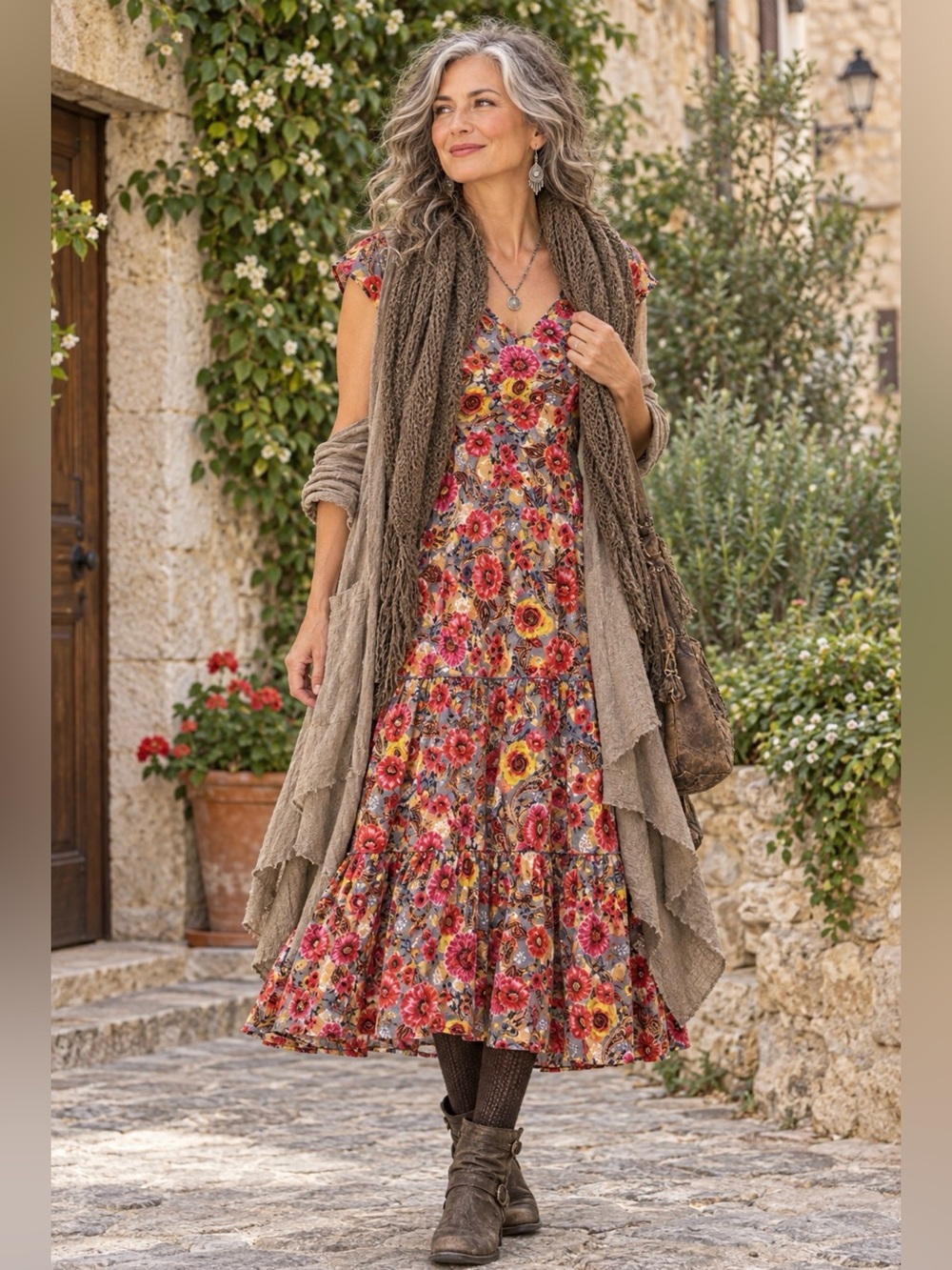 DRESS ADDICT Jade Dress in RICH RED FLORAL